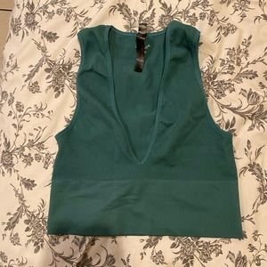 Out From Under Seamless Plunging Bra Top